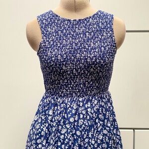J. Crew Floral Midi Dress